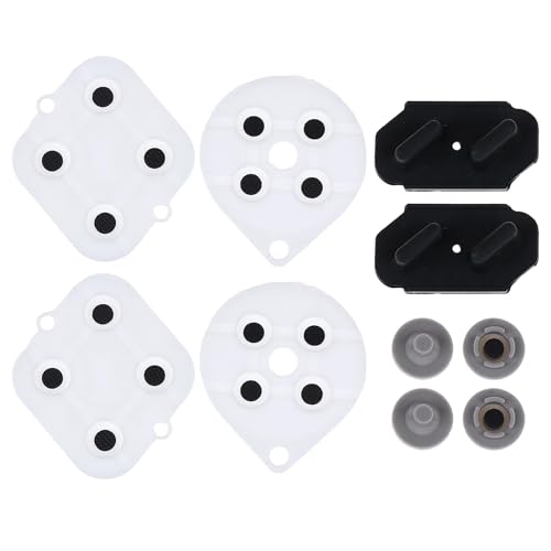 2 Stück Leitfähiges Gummi Silikon Pad Controller Reparaturteile Super Nintendo Button Ersatz Ersatz Zubehör Leitfähige Gummipolster Super Nintendo