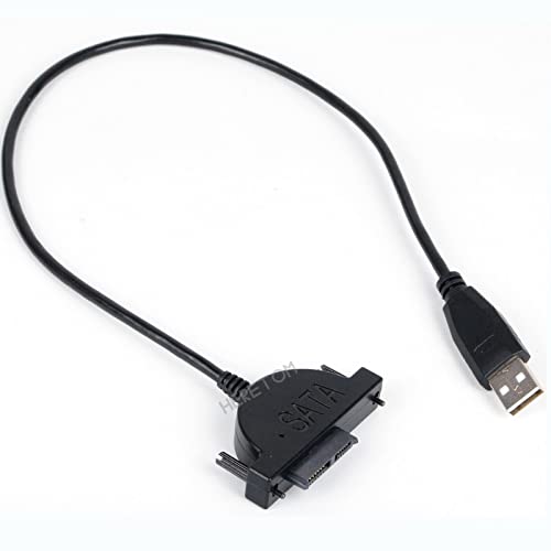 Adaptador USB 2.0 a Mini Sata II 7+6 13Pin para laptop miniatura 5