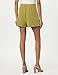 The Drop Women's Kamila A-Line Mini Skort, Olive Oil, XXL, Plus Size