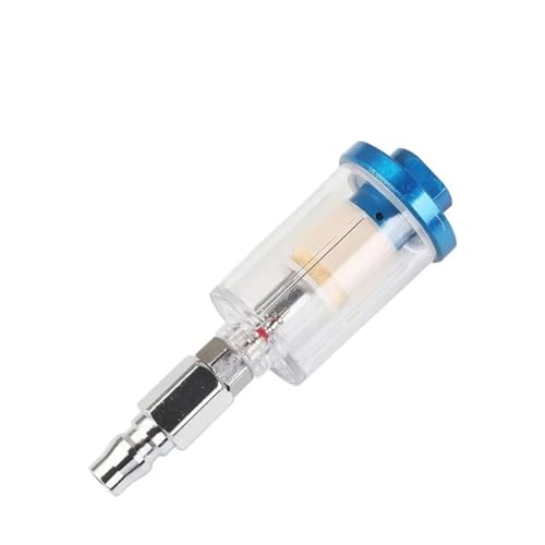 European Style 1/4 inch Oil Water Separator air Filter Moisture Trap for Compressor Paint Spray Gun Tool Pressure Parts(1 pcs,AF-02+PF)