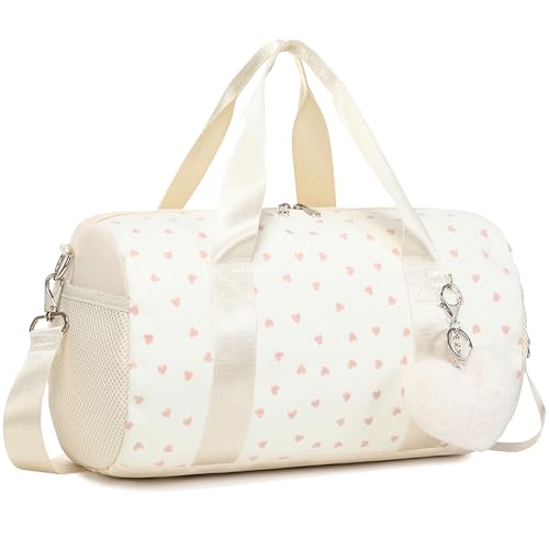 Dance Ballet Bag for Girls 4-6 Ballerina Gymnastic Bag Toddler Small Duffle Dance Bags for Little Dancers,Glitter Material,14
