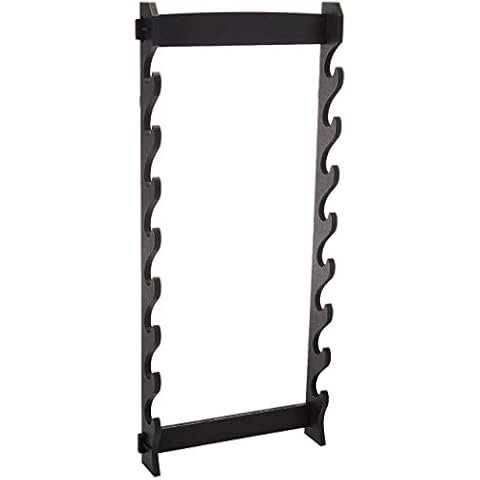 MASTER USA WS-8W 8-Tier Wall Mount Sword Stand , Black Cover