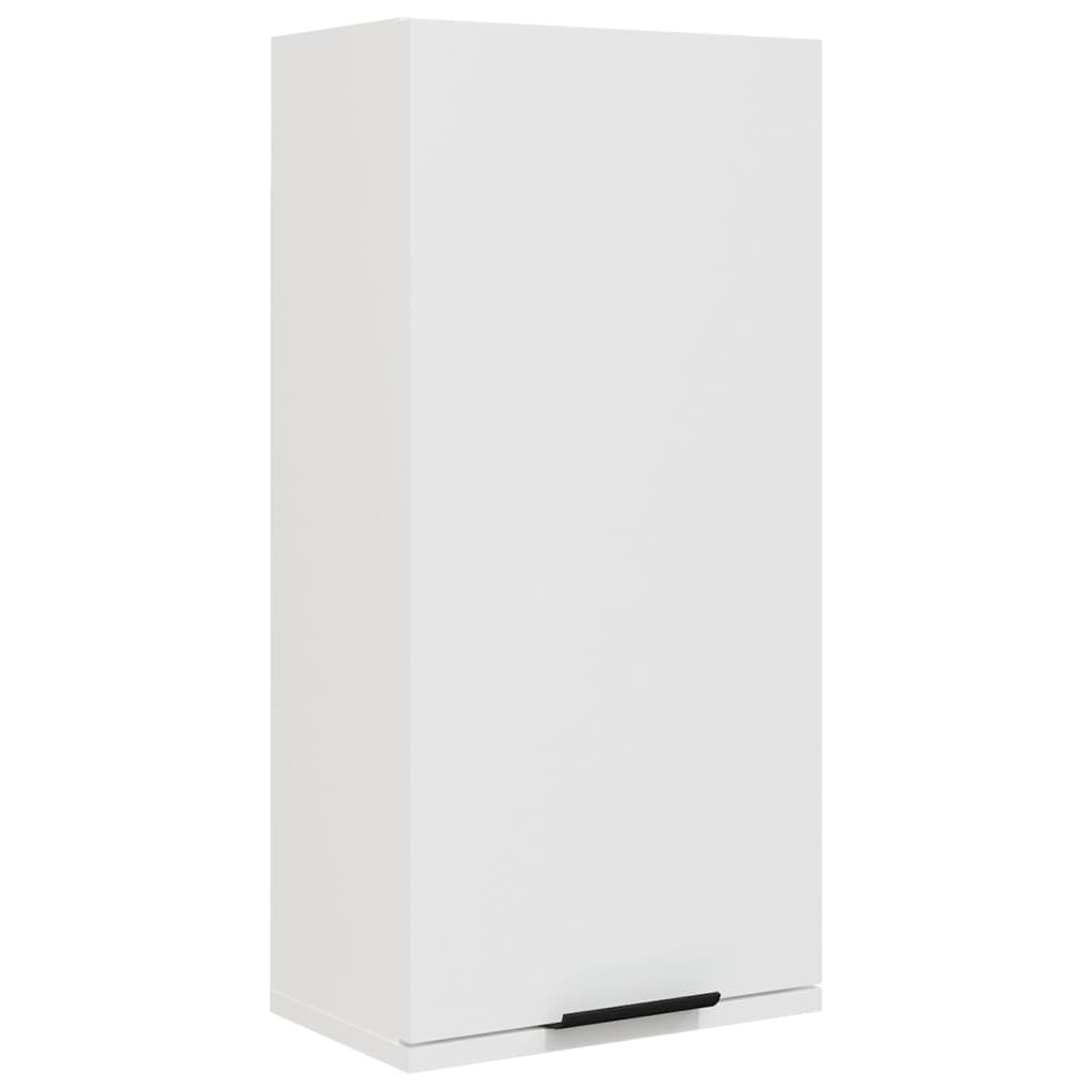 vidaXL Mobile da Bagno a Parete Bianco 32x20x67 cm