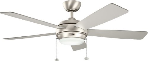 Kichler 300173NI 52-Inch Starkk Fan, Brushed Nickel