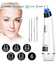 Blackhead Remover, Pore Vacuum Electric Blackhead Vacuum Extractor Clean Tool - Comedo Pore Beauty Device with 6 Probes for Blackhead Remover Vacuum Suction Cleanser Microdermabrasion Pimple Extractor