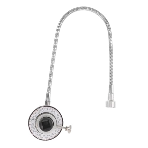 Luxshiny medidor de par de ángulo del coche medidores de ángulo calibre de ángulo de acero Medidor de ángulo de torsión herramienta de calibre de ángulo