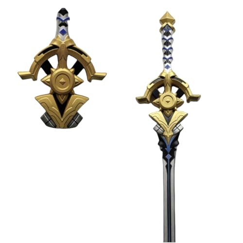 damdos Halloween Prop for‌ Albedeo and Cinnabar Spindled Cosplay Hammer, Cinnabar Spindled Albedeod Sword Weapon Christmas Party Props Comic Show Birthday Gifts