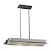 PLC 21068SN226Q Enzo - Two Light Pendant, Satin Nickel Finish with Frost Glass
