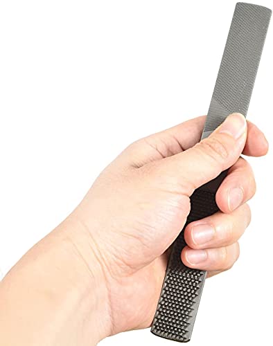 Wood Rasp File 4 Way Hand File and Round Rasp, Half Round Flat & Needle Files Wood Rasp Set for Sharping Wood and Metal Tools - Image 5