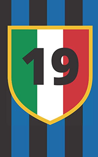  Scudetto Inter 19 Large Notebook: Taccuino con Pagine Puntinate, Copertina Flessibile, 250 Pagine