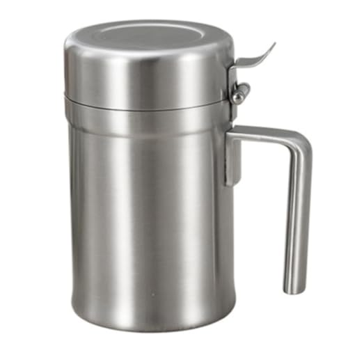 GOTRAFY �I�C���|�b�g �X�e�����X�� �~���` ���\�� �R��h�~ �W�t�� �������e�� �I���[�u�I�C�� �ݖ� �\�[�X �h���b�V���O�p �����₷�� ��e�� �y�� ���іh�~ �ƒ�p �Ɩ��p (1200ml,�V���o�[)