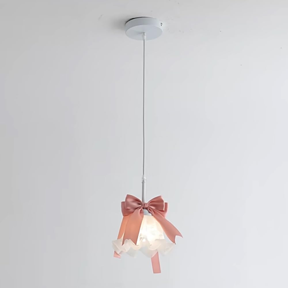 Suspension en verre floral anti-éblouissement hauteur réglable
