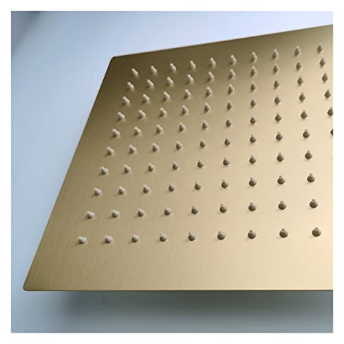 Ensemble de douche acier inoxydable or mat encastré chic et durable - 8