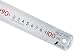 Produktbild FAMEX 12526 Shinwa Lineal aus Edelstahl 100 cm - Stahllineal Metalllineal - 13140