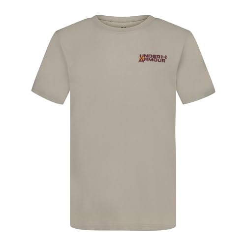 Image of Under Armour Boys' Short Sleeve Graphic T-Shirt, Soft & Comfortable, Outdoor Collection