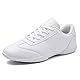 Damen Cheerleading Schuhe Mädchen Atmungsaktiv Tanzschuhe Leichtgewicht Cheer Schuhe Weiß Training Schuhe Fitness Gymnastik Yoga Weiß 38
