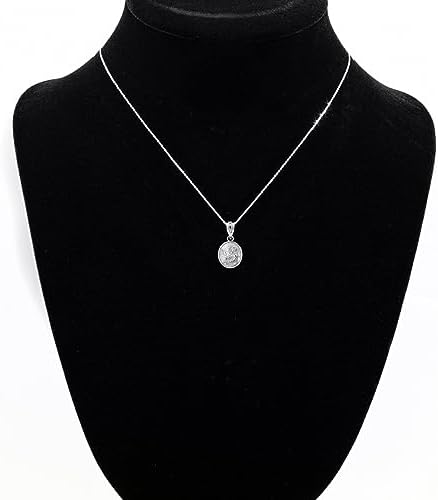 Jesus Christ Sermon On The Mount Pendant Necklace Fine Real Solid 925 Sterling Silver image 5