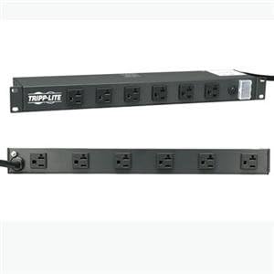 Tripp LITE powerstrip 12-outlets 15ft-Cord 20a rackmount 1u RS121520