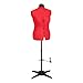 Produktbild Sewing Online Verstellbare Schneiderpuppe Rot 8-Teilige | Mittel (M) [Größe EUR 44 bis 50]