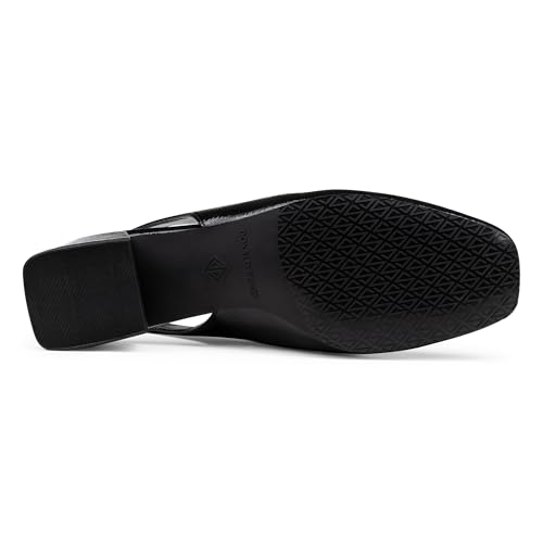 Image of Donald Pliner Women's Tegan Slingback Loafer Pump Heel - 1.5 inch Low Flared Heel Shoes for Comfort, Slip On Women's Heels