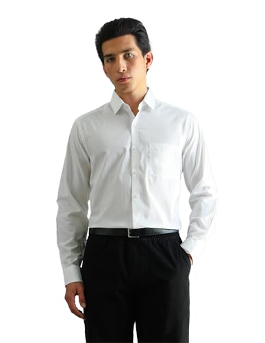 Image of Arrow Slim Fit Mens Formal Shirt - 100% Cotton, Breathable & Comfortable, Full Sleeves Shirts for Men