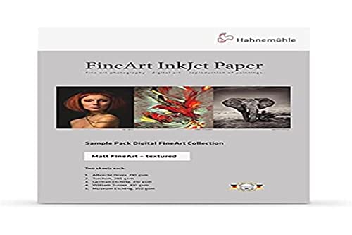 Hahnemühle sample pack textured pochette papier mat 210 x 297 mm 10640304