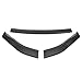 DNA MOTORING 3PCS CT-Style Front Bumper Lip Compatible With 2003-2005 Nissan 350Z Z33, Matte Black, 2-PU-573