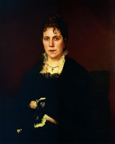 Image sur toile portrait femme Sofia Kramskoï tableau peinture décoration 60x90