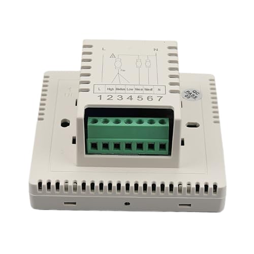 Termostato para casa | Regulador de temperatura de calefacción por suelo radiante, pantalla LCD, termostato ambiente gestión de temperatura salón