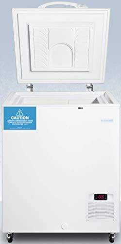 Summit Appliance LAB11-85ºC Capable Ultra Low Chest Freezer for Laboratory and Life Science Storage, Digital Thermostat, Manual Defrost, Exterior Lock, Hermetically Sealed Compressor