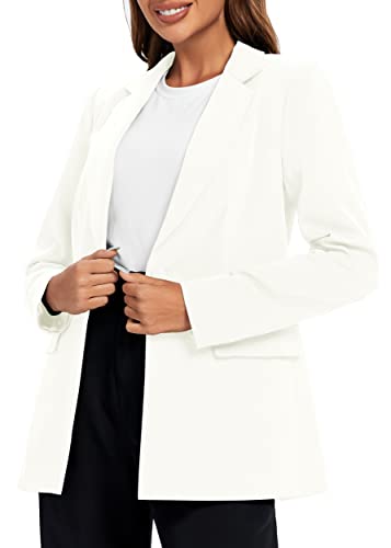 Urban CoCo Women's Casual Blazers Open Front Lapel Button Long Sleeve Office Work Suit Jacket2