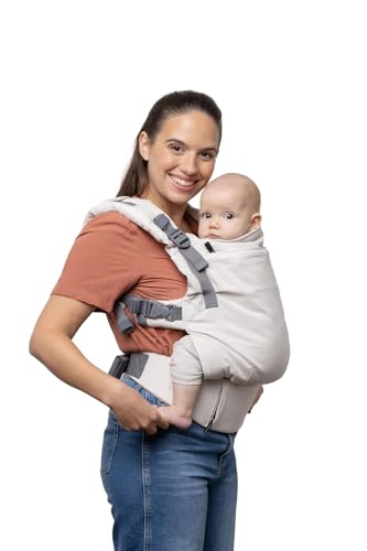 Image of Boba X Baby Carrier - Newborn to Toddler, Hip-Healthy, Micro-Adjustable, Petite to Plus Size, 7-45 lbs (Organic Stone)