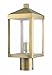 Livex Lighting 1 Light Antique Brass Outdoor Post Top Lantern