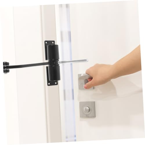 Cierrapuertas automático para uso doméstico con sistema de resorte negro silencioso 3