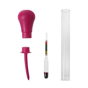 Ocobudbxw Instruments 1.100-1.300 Saugart Elektrolyt-hydrometer, werkt op batterijen, elektrohydraulische sensor