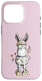 iPhone 16 Pro Little Donkey Cartoon For Donkey Lover I Fun Farm Animal Case