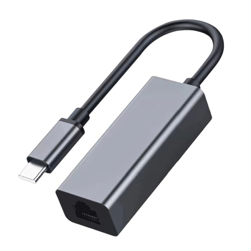 USB C �C�[�T�l�b�g �A�_�v�^ 100Mbps �A���~�j�E�� �M�K�r�b�g RJ45 �|�[�g �f�X�N�g�b�v ���b�v�g�b�v�p ���肵���ڑ� USB - �C�[�T�l�b�g �����N