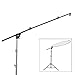 Andoer Extendable Reflector Diffuser Holder Stand Boom Arm Support Photo Studio Photography with Clip Flexible Swivel Grip Head Clamp