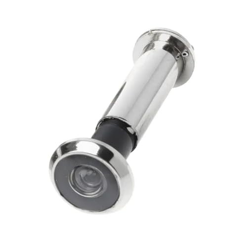Mirilla para puerta 2 piezas para seguridad con visor para privacidad con vidrio óptico L (dorado) miniatura 3