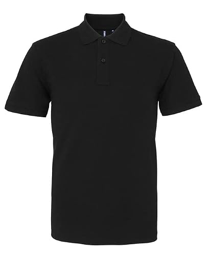 Image of COOZO Mens Organic Polo Shirt - Black - L
