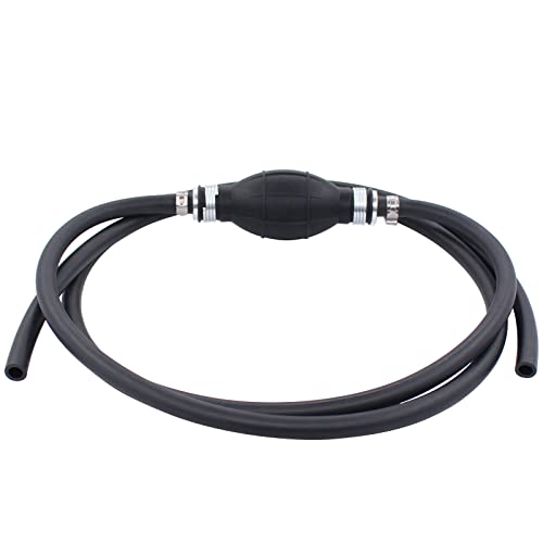 Doo Engy 2 m Benzinschlauch mit Pumpball Wasser Flüssigkeits Förderpumpe Außenborder Bootstank Pumpbalg Gas Benzin Benzinöl Diesel Flüssiges Benzinpumpe