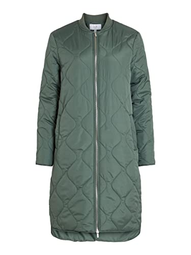 Vila Female Mantel Langer Stepp