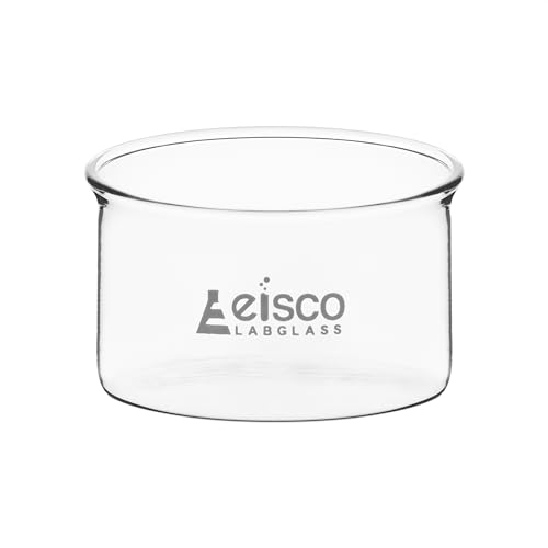 Plat cristallisé sans bec évaporation stable verre borosilicate 8 cm
