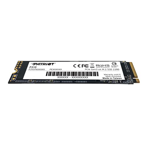 Patriot P310 480GB M.2 PCIe Gen 3 SSD med låg förbrukning