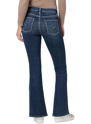 HUDSON Women's Nico Mid Rise Bootcut Jean Barefoot Length2