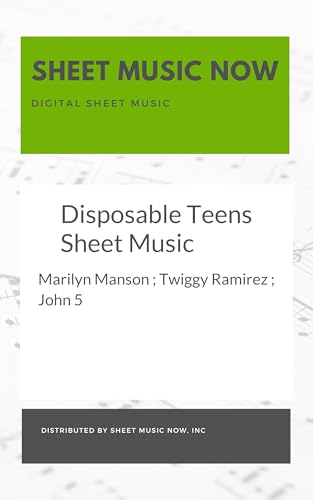Disposable Teens Sheet Music (English Edition)