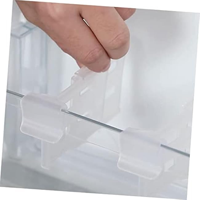 8pcs Refrigerator Atorage Partition Fridge Partition Expandable Side Door Dividers for Efficient Organization