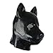 ALMYMM Hundemaske Latex Masken Petplay Hundemaske latexmaske Hunde Masken Sexspielzeug für Paar Sexspiel Sklave Cosplay Party Maskerade