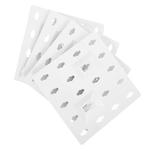 Unomor Sturdy Wall Pegboard Kit 7x7 Inches Wall Organizer Display Panel Great for Home Garage Study Bathroom Storage