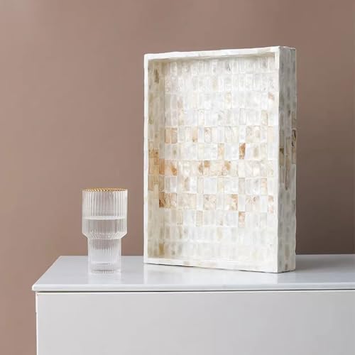 Plateau de rangement décoratif mosaïque pour thé et maison - 7